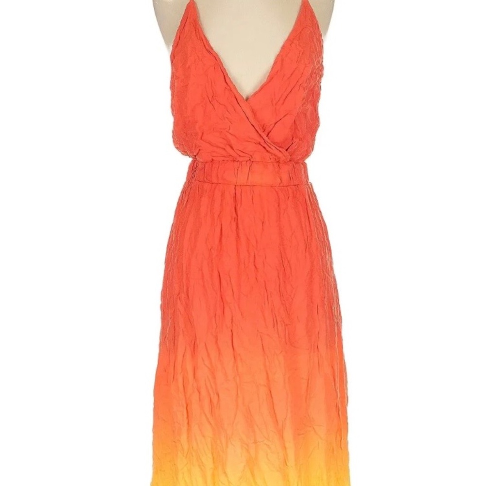 Young, Fabulous & Broke maxi dress orange and yellow size xs